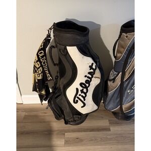 Vintage‎ Titleist Staff Golf Bag 6 Divider White/Black
